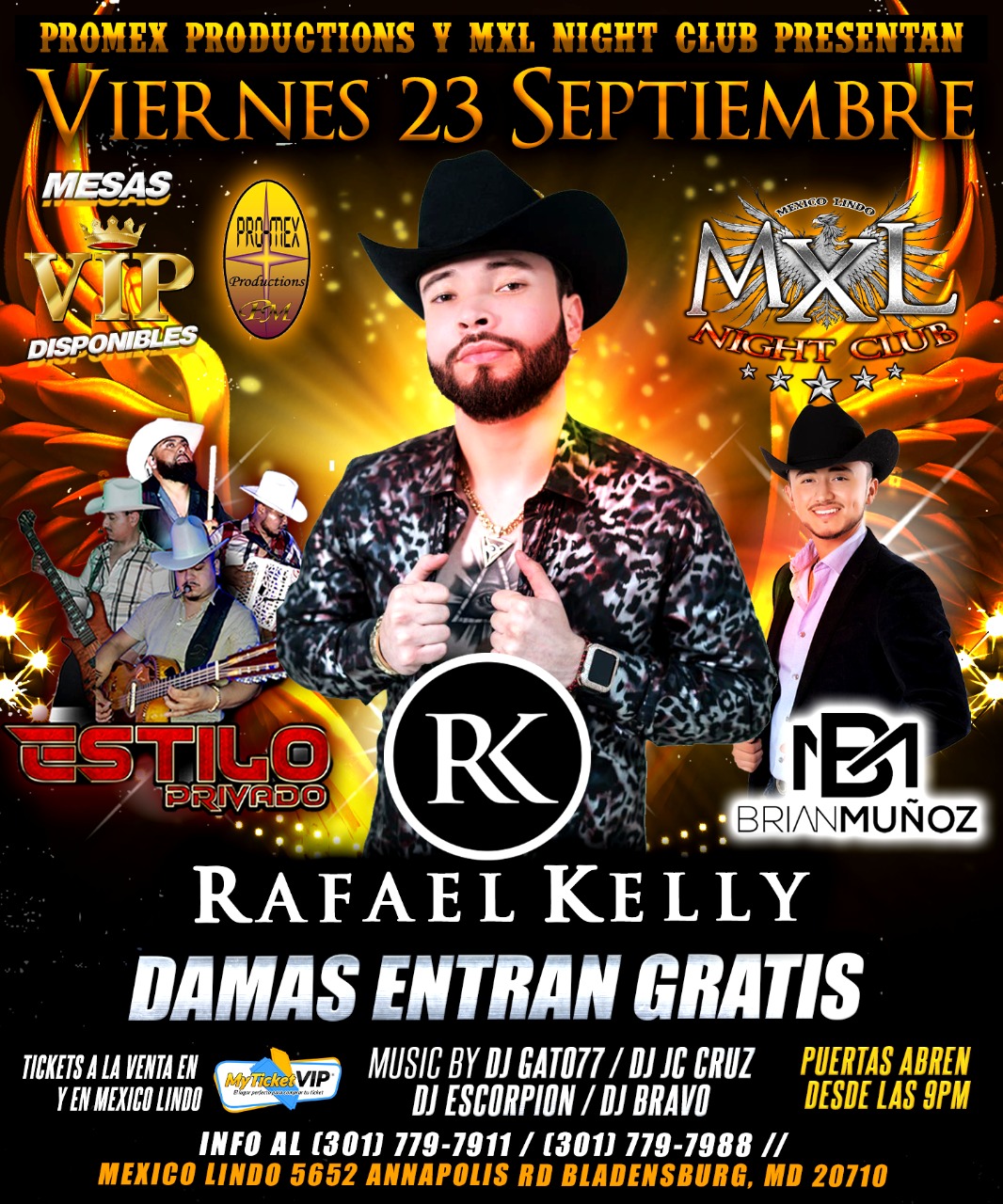 RAFAEL KELLY BRIAN MUNOZ - My Ticket VIP