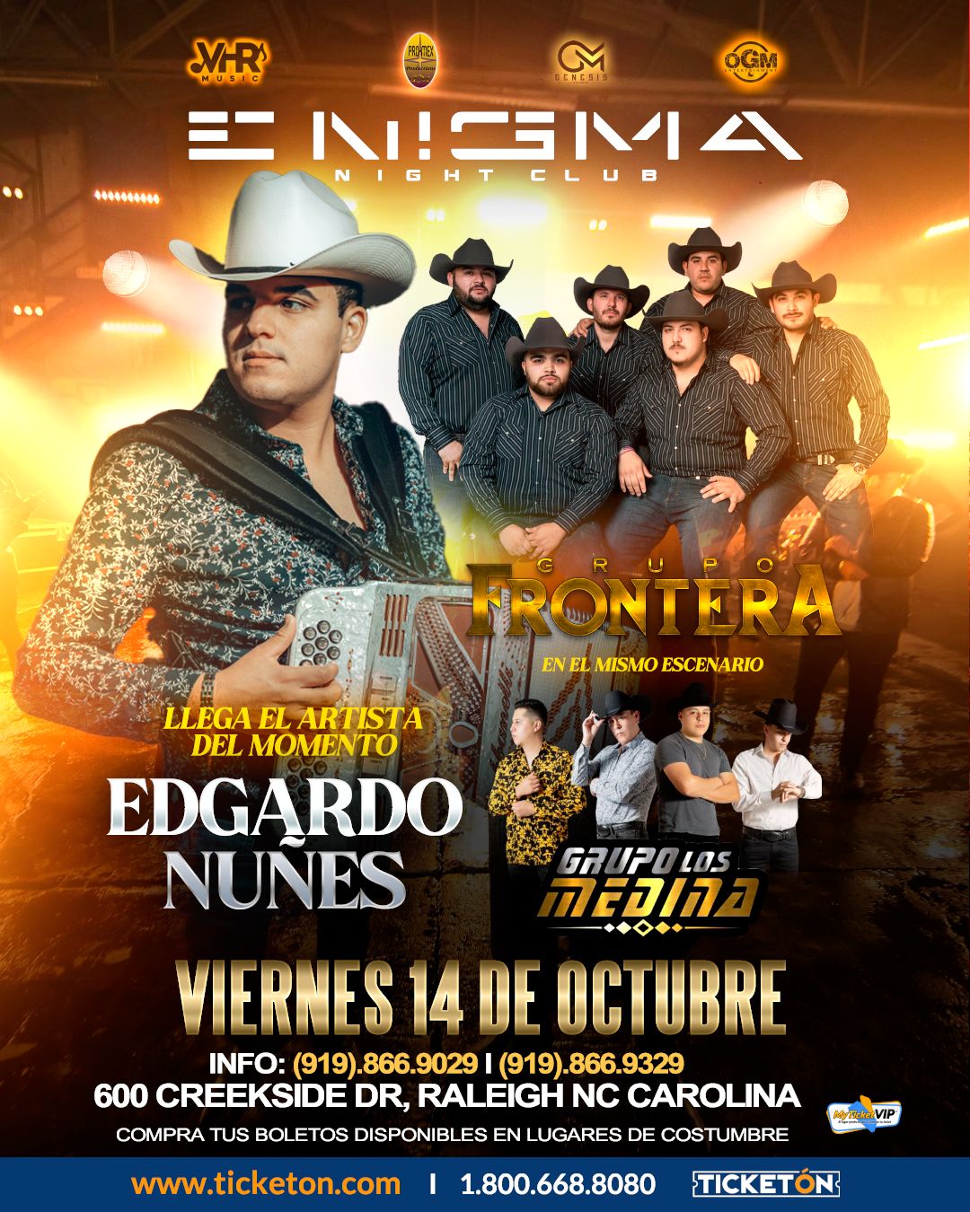 EDGARDO NUNEZ GRUPO FRONTERA My Ticket VIP